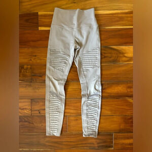 ALO Yoga Gray Ribbed Leggings